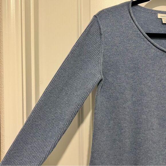 SUNDANCE Women’s Beloved Pullover V-Neck Sweater 100% Cashmere Size SP in Blue - Picture 5 of 13